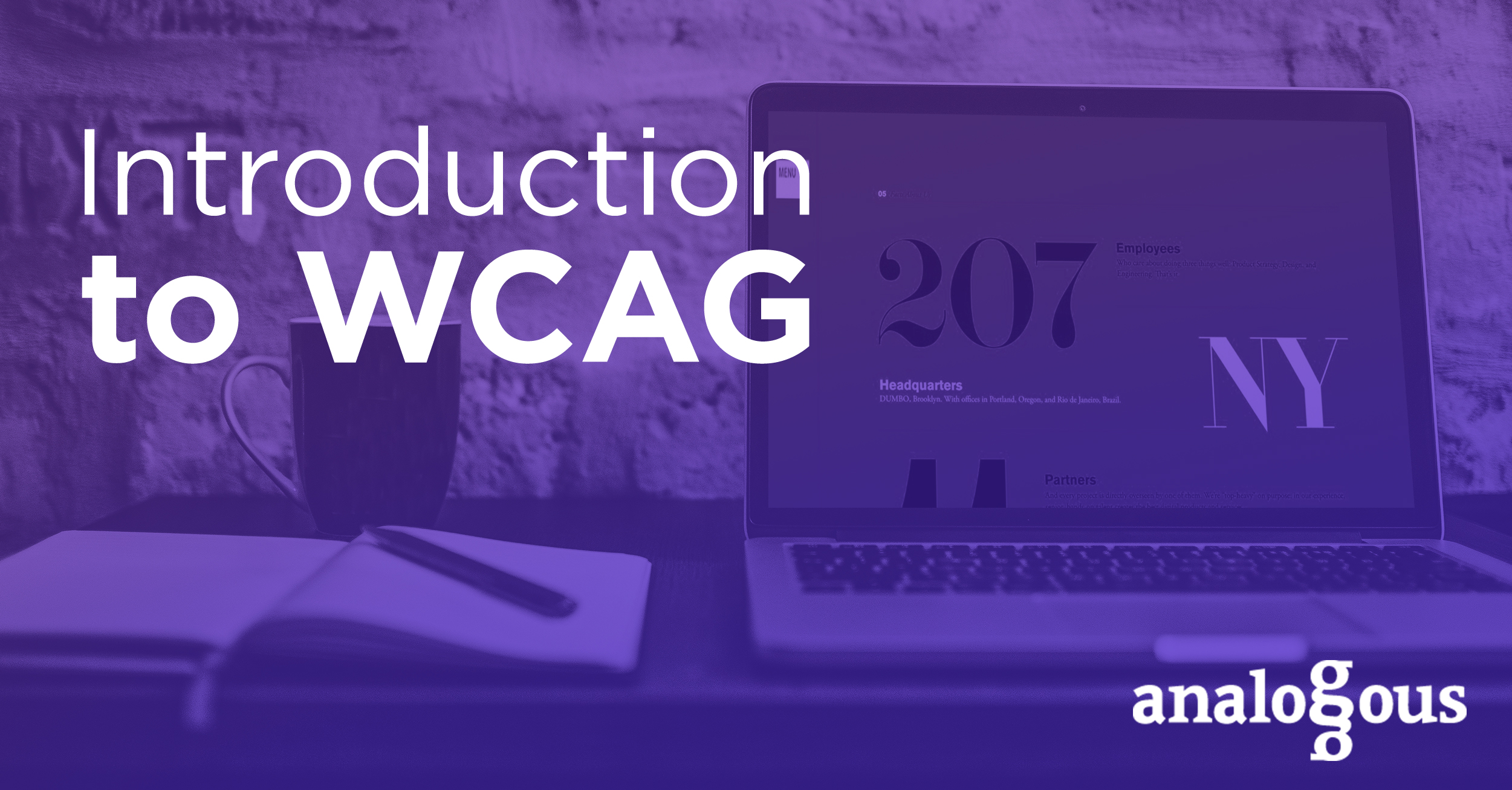 Introduction to WCAG